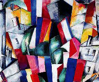 Tableau cubo-futuriste d'Alexandra Exter Tableau cubo-futuriste d'Alexandra Exter