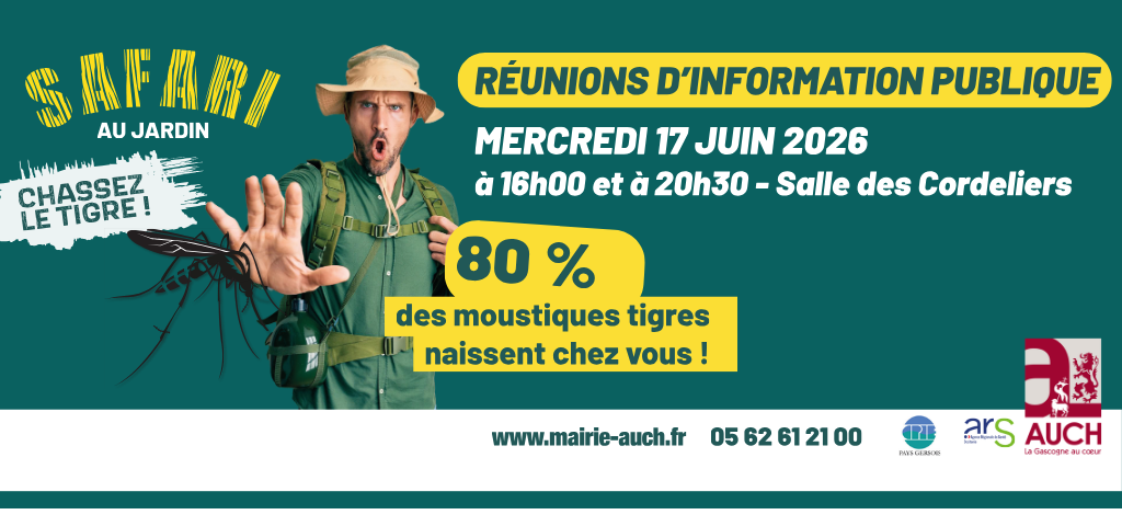 LUTTE CONTRE LES MOUSTIQUES : participez aux réunions publiques du 17 juin