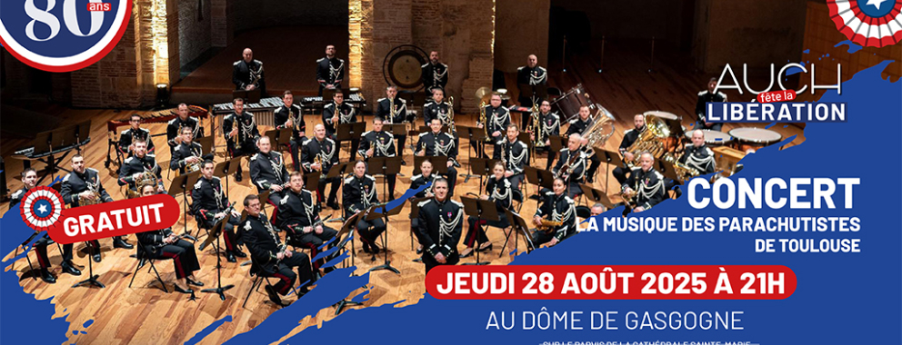 Auch fête la Libération : concert gratuit de la Musique des parachutistes