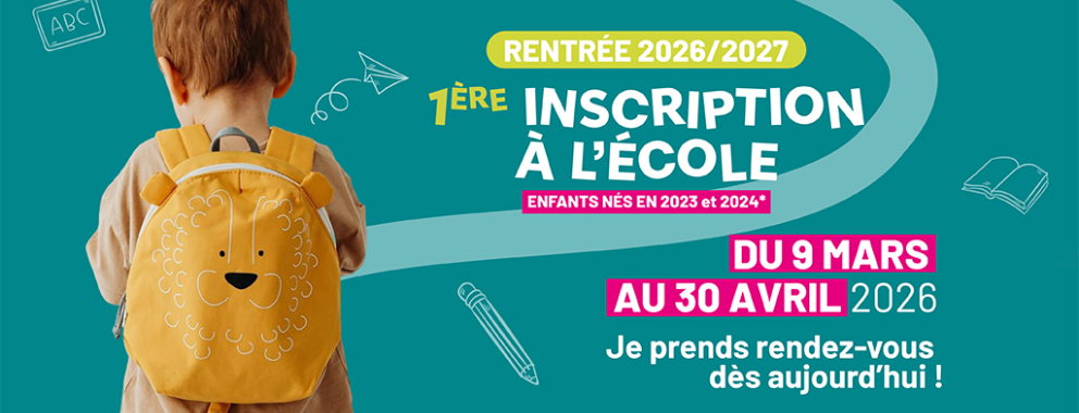 Inscriptions scolaires : pensez à prendre rendez-vous ! 