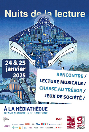 2025 nuit lecture mediatheque Auch