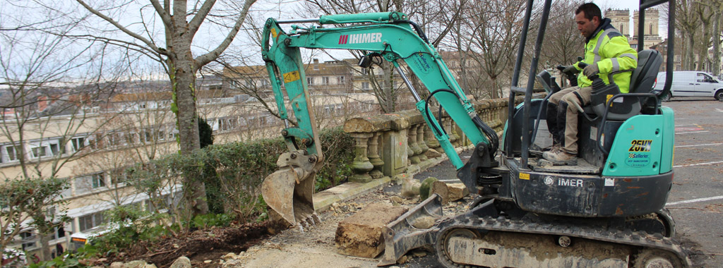 Balustres allées d'Etigny réfection