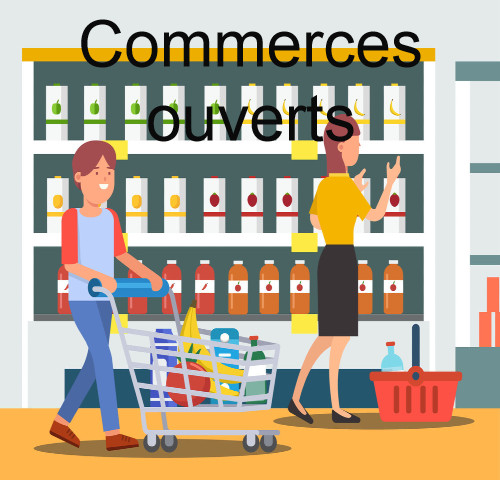 commerces ouverts