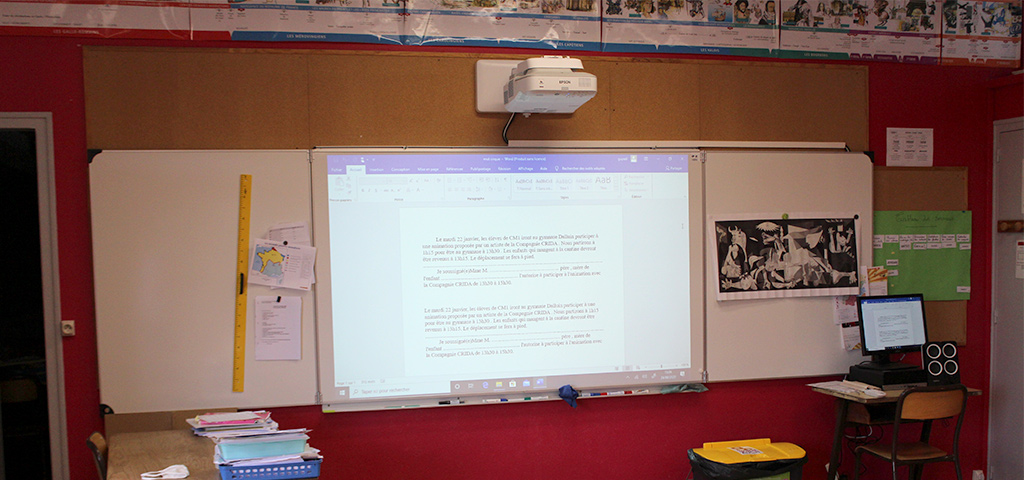 videoproj ecole une