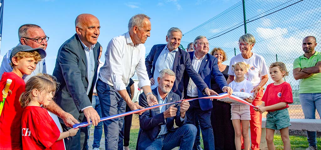 inauguration tennis une