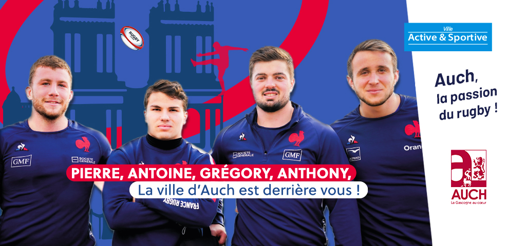 Auch soutient les bleus rugby 2023
