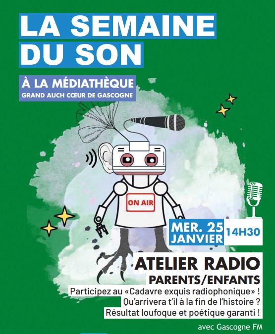 RADIO Semaine-du-SON MEdiatheque Auch 2023