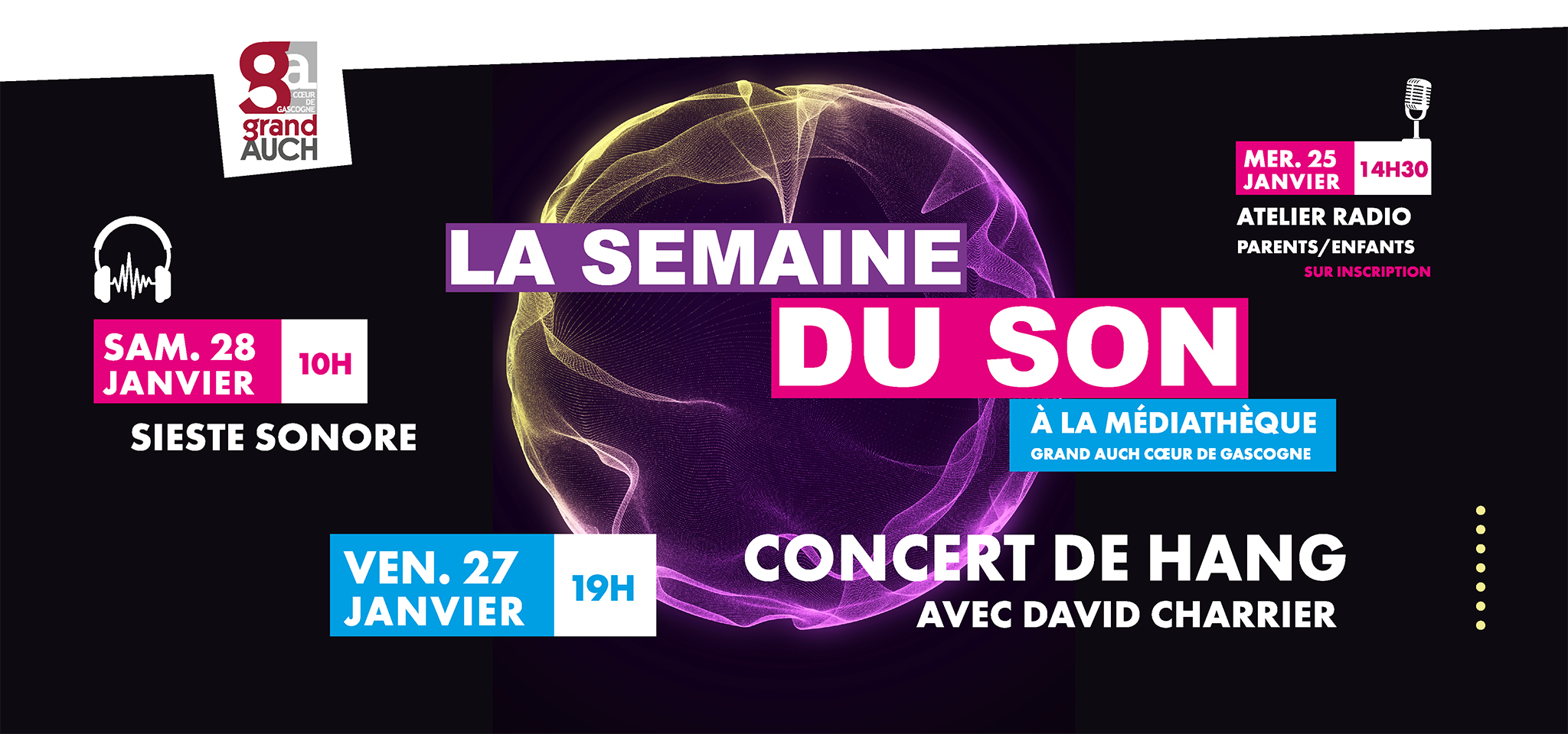 couv Semaine-du-SON MEdiatheque Auch 2023