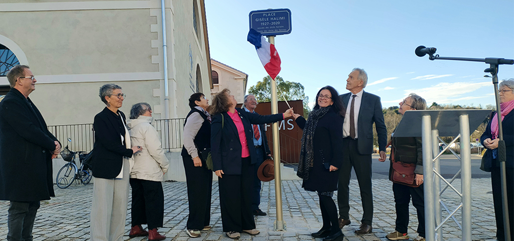 2025 03 couv inauguration place Gisele Halimi Journee droits femmes Auch