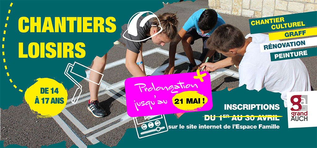 2025 04 COUV Chantiers Loisirs inscriptions