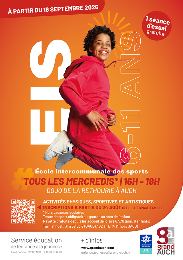 Inscription Ecole Intercommunale des Sports (2026)