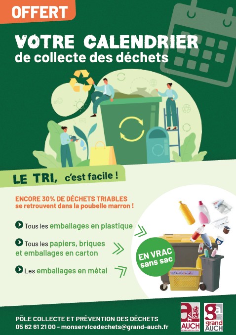 2026 apercu calendrier consignes dechets