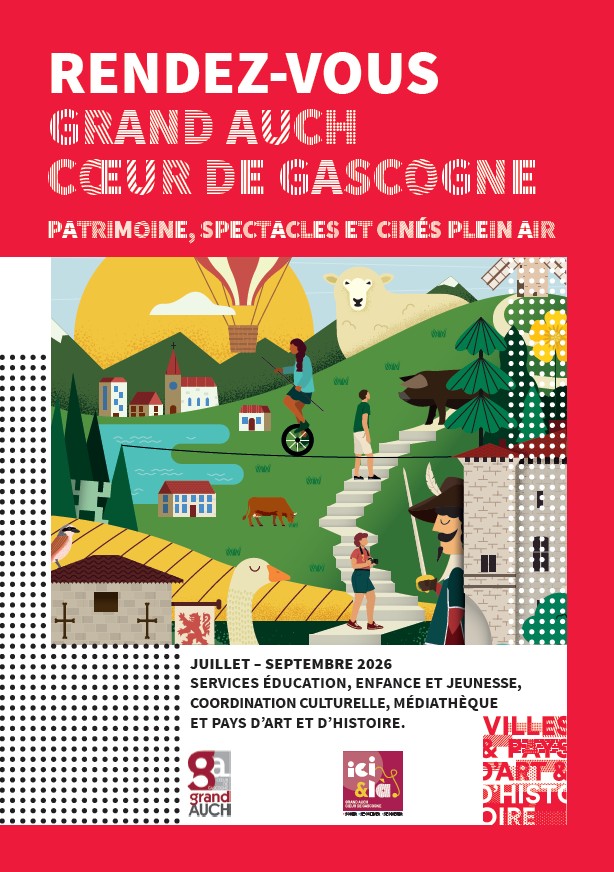 Programmation Pays d'art et d'histoire juin-septembre 2026 apercu prog PAH grand auch été 2026