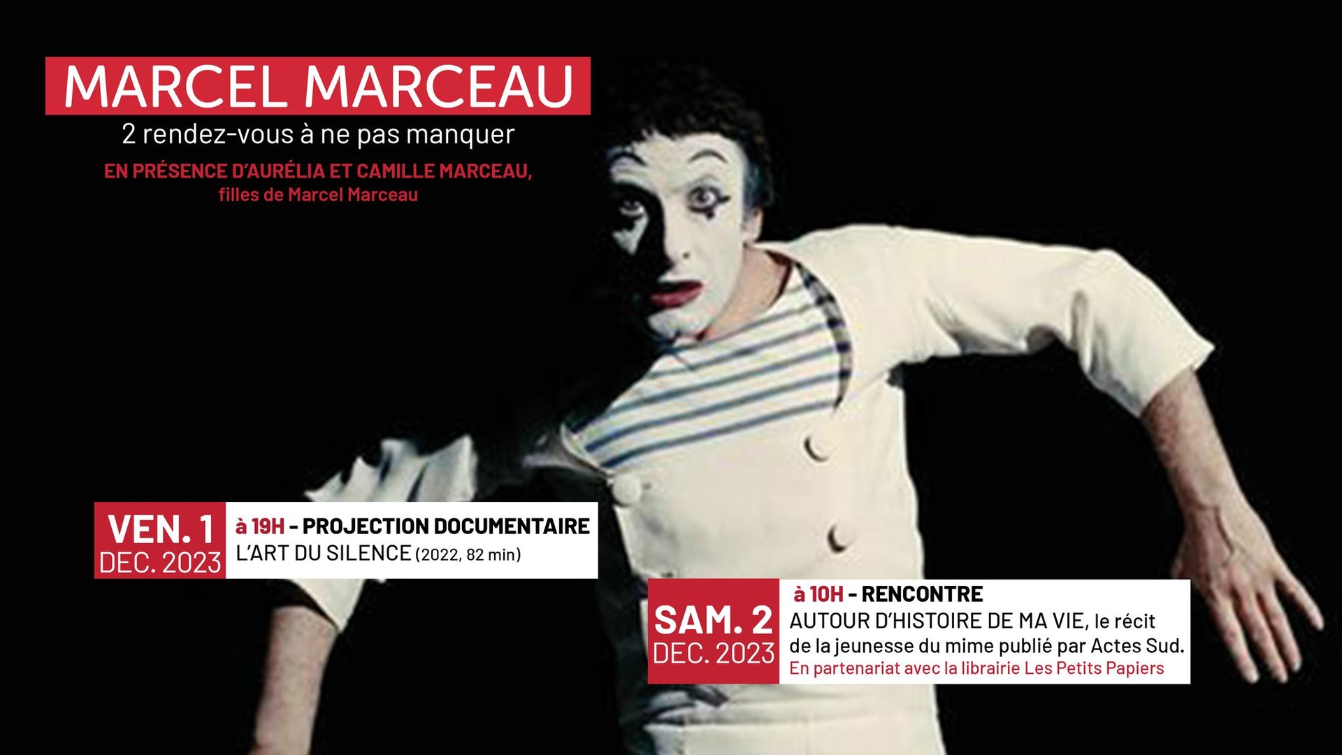2023 12 mime Marceau mediatheque auch