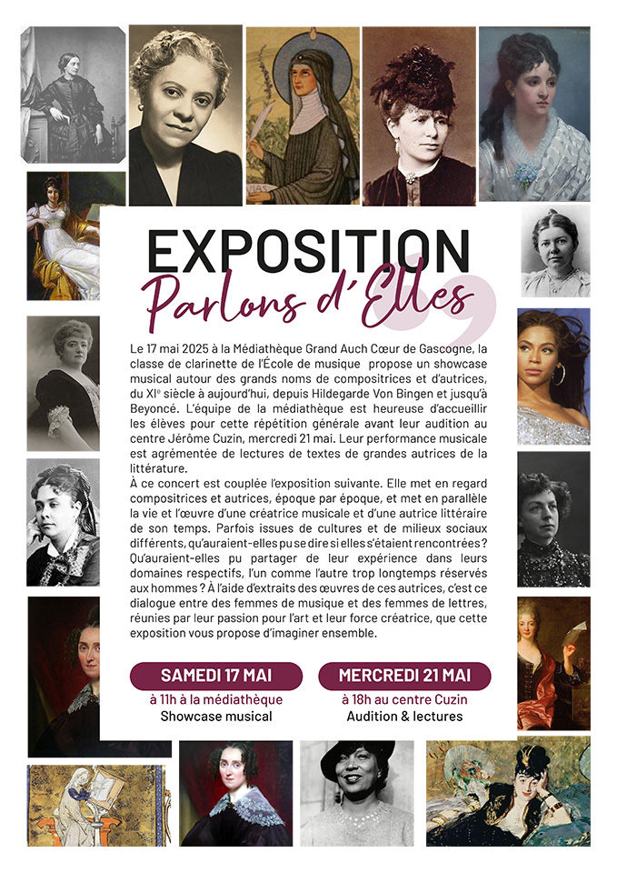 2025 Affiche EXPO PARLONS D ELLES