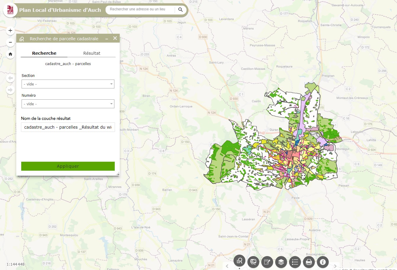 Les plans de la Ville