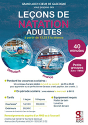 miniature flyer piscine-Auch 2025